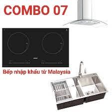 COMBO 07 - BẾP TỪ + HÚT MÙI + CHẬU RỬA VÒI RỬA BÁT